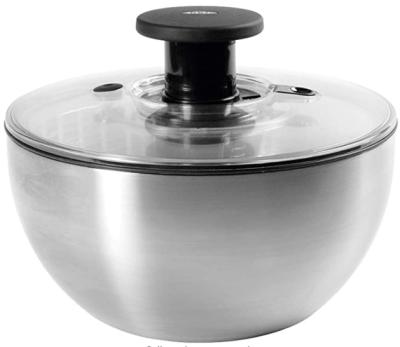 China Sustainable Steel Salad Spinner Stainless Steel, 6-2/74-Quart Salad Bowl for sale