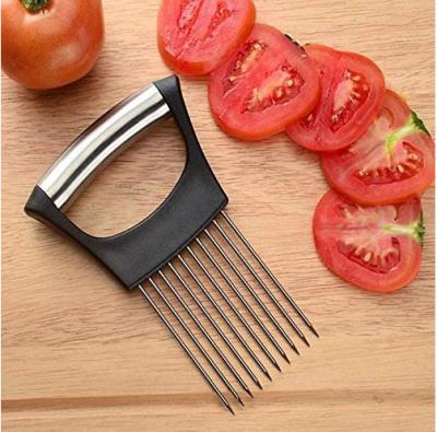 China Viable Tomato Slicer Meat Slicer, Food Slice Onion Holder Auxiliary Slicer, Kitchen Instruments Kitchen Utensil Holder for sale