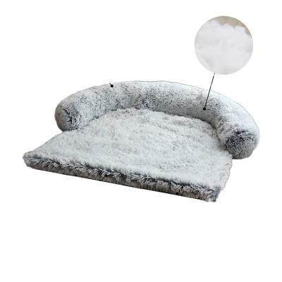 China New Type Cheap Price Soft Half Round Half Square Mat Shape Pet Sofa for sale