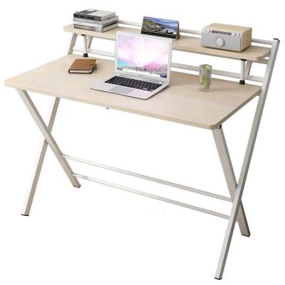 China New Style MDF Student Foldable Steel Study Table Foldable Laptop Table for sale