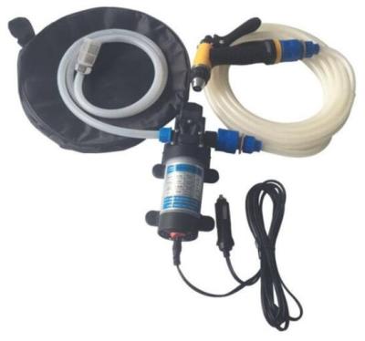 China DC 12v plastic portable mini electric self priming water pump for car washing for sale