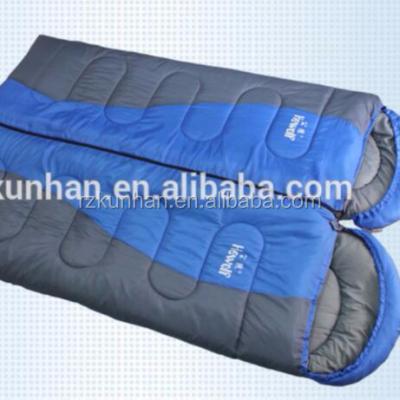 China Easy Portable Wholesale Cheap Cotton Double Envelope Outdoor Sleeping Bag for sale