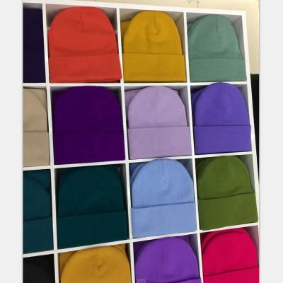 China JIANGSU Factory Wholesale JIANGSU JOINT Acrylic Custom Simple Fashion Women's Knitted Hat for sale