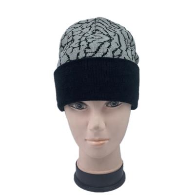 China breathable & Wholesale Waterproof Acrylic Beanie Hat Bend Over Soft Stretch Knit Hat Winter Unisex Cap for sale