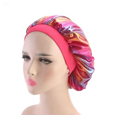 China Good picture quality fashion hair hood hair care sleep hat 100% pure silk satin silk hood for sale