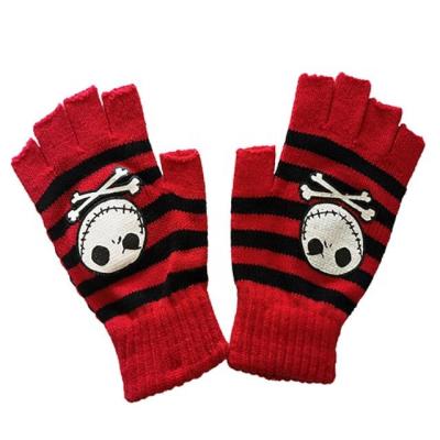 China Comfort China Manufactures Custom Printed Half Magic Knitted Gloves for sale