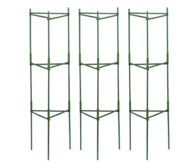 China Eco-friendly Green Plant Support Tomato Cage for sale