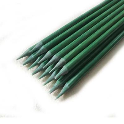 China Eco - Friendly Green Wrought Iron Sign Stakes Mounting Plant Support Trellis Support for sale