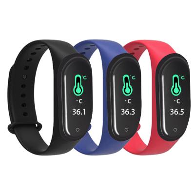 China Hot Sale 2021 Touch Screen Band m4 Sport Heart Rate Blood Pressure Monitor Health Fitness Tracker Waterproof Wrist Smart Watch for sale