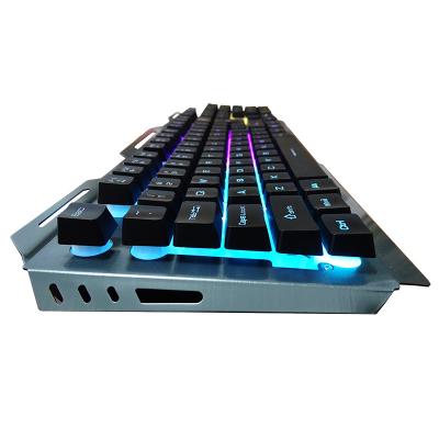 China Hot Selling Good Quality LED Multimedia Key Cap Gaming Keyboard And Mouse Ergonomic Colorful Backlit Optical Earphone Combo for sale