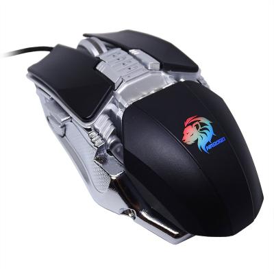 China GM-02 RGB Light Effect Gaming Mouse Backlight 7 Adjustable DPI Colorful Breathing Mechanical Button USB Wired Gamer Mouses For PC Laptop Computer for sale