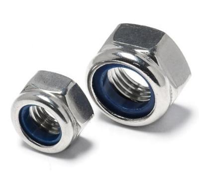 China High Quality And Cheap Galvanized Carbon Steel DIN985 Hex Carbon Steel Nylon Lock Nut M4 M5 for sale