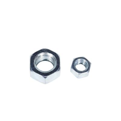 China M6 carbon steel din934 carbon steel hex nut with small box packing ready-to-ship for sale