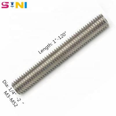 China High quality stainless steel aluminum threaded m24 rod with competitive price for sale