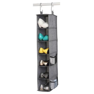 China Sustainable Cloth Shoe Storage Organizer Hanging Closet Shoe Organizer for sale