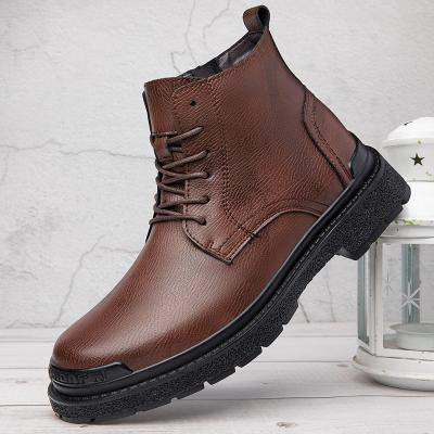 China Rubber High quality medium top shoes, anti-skid wear-resistant warm boots for sale