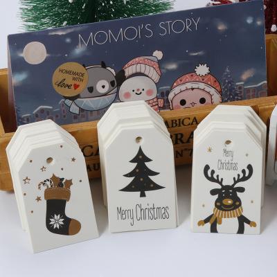 China Custom Europe Christmas Gift Decoration Christmas Cards Tags for sale