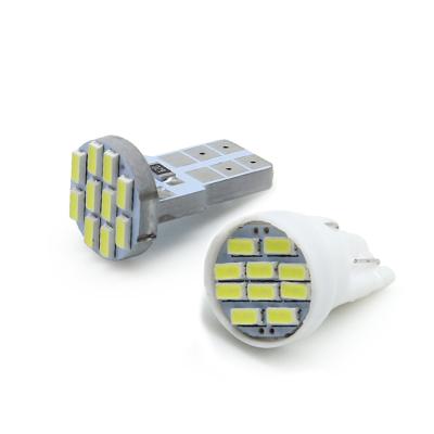 China Simple style 3014 10 SMD t10 led white smd bulb 12v~24v for universal cars for sale