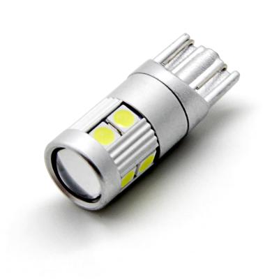 China Non-Polarity NiceHello Car Styling 9 SMD 3030 Led Car Interior T10 Indicating Bulbs W5W Led Car Auto Front Lamps Interior Side Lights for sale