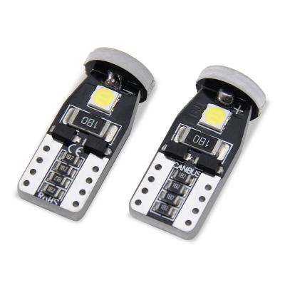 China Canbus Car Led Light Supplier 3030 3Smd W5W 194 168 12V T10 Led Ampolleta Canbus for sale