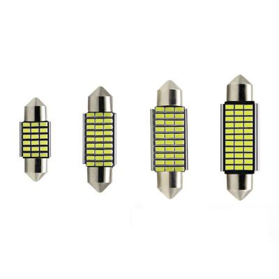 China Canbus factory shine car led 3014 27 light smd 36mm 31/39/41 mm luz led Para C5W 12V canbus auto car led festoon bulb for sale