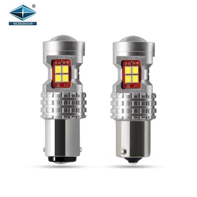 China Non-Polarity OEM Brake Light 12V 3030 13SMD 1157 Super Bright W5W Led Signal Light Led T20 for sale