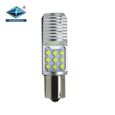 China Non-Polarity Motorcycle Turn Signal Light 3030 18SMD 12V Foco 1156 1157 3156 3157 7440 Led for sale