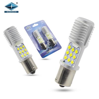 China Super Bright Non-polarity Led 3030 18SMD Car Motorcycles Light Brake 1156 1157 3156 Tail Bulb for sale