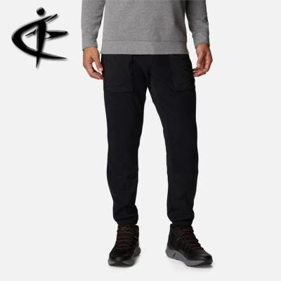 China Anti-Wrinkle Wholesale Men's Zipper Closure Windproof Loose Fleece Cargo Pants for sale