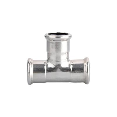 China Construction Water Supply Water Pipeline 304 / 316 L Stainless Steel Press Fittings Galvanized OEM Manufacturer for sale