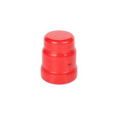 China Super Thick Walled Steel Fire Fighting Fittings Fire Fighting Press Fit Stop End for sale