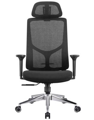 China Modern Ergonomic Swivel (Waist) Boss 3D Armrest Office Chair High-Back Luxury Adjustable Adjustable Office Chair for sale