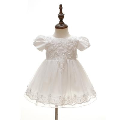 China 3-12 Months Breathable Clothing Baptism Dress Infant Baby Wedding Dress Long Princess Dress Gowns for sale