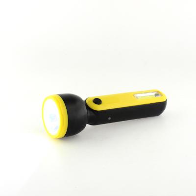 China Wholesale 3W LED+COB Handy Rechargeable Indoor Battery BRITE LED+COB USB Purchasing Flashlight Plastic Torch for sale