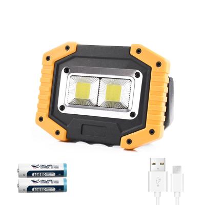 China LANDSCAPE Shark W840 LED Work Smile Light, USB Input-Output Rechargeable Bright Job Site Light, 3 Modes Portable Waterproof for sale