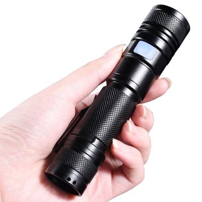 China Shark USB Rechargeable Flashlight Outdoor Lightweight Aluminum Camping Smile Waterproof Light With Outdoor Adventure Torch for sale