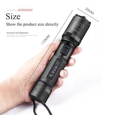 China High Power USB Design SMILINGSHARK Emergency Light Strong Waterproof Portable Torch Outdoor Tactical Flashlight for sale