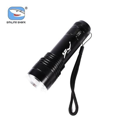 China SmilingShark 2 Pcs Waterproof Torch XML-T6 Led Scuba Diving Flashlight High Power Scuba Diving Flashlight Camping for sale