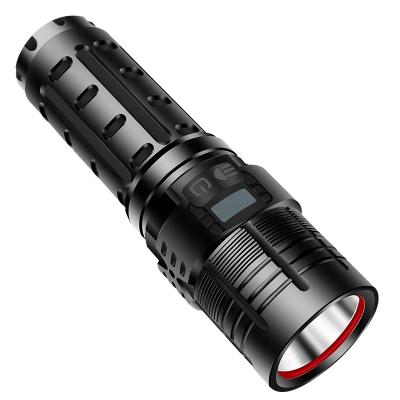 China Strong Light Wholesale LED Flashlight 2000 Lumen Aluminum Handheld Rechargeable Camping Led Flashlight for sale