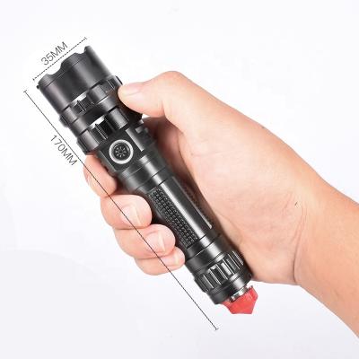 China USB Torch L2 LED Torch High Power Strong Bright Super Bright Defense Tactical Aluminum Flashlight for sale