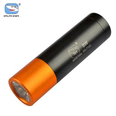 China Industrial Smile Shark 3W Led Mini Portable Torch Flashlight A.C.A. Battery UV Led Flashlight for sale