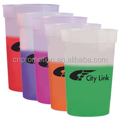 China 16 oz custom stocked. Temperature Color Mood Changing Stadium Mug For Party for sale