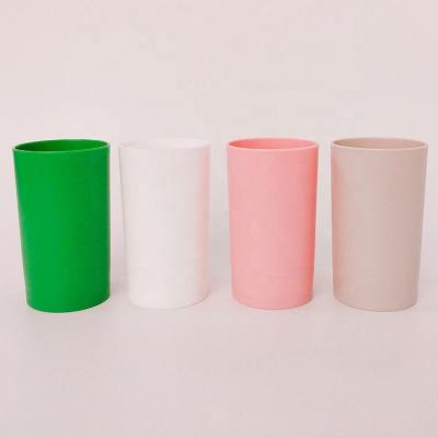 China Sustainable Unbreakable Drinking Tumbler Thicken Kids Cups BPA Free Plastic Skinny Cup 8oz for sale