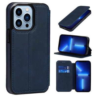 China Full Included Shockproof Wallet PU Leather Phone Case For Samsung S21 Pro Max iPhone 13 Pro Max Leather Phone Case TPU Protect Cover for sale