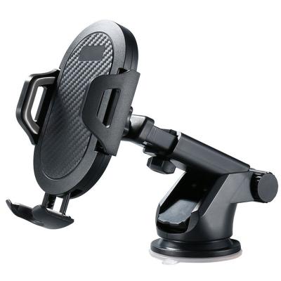 China Hot Popular Adjustable 360 ​​Degree Rotation Adjustable Flexible Car Phone Holder Stand For 3inch-7inch All Mobile Phone Black Base for sale