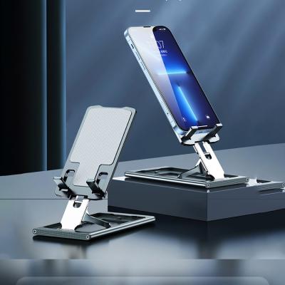 China Foldable Aluminum Alloy Waterproof Desktop Mobile Phone Holder Stand For Computer Iphone MAC Laptop Cell Phone 13 series ect for sale