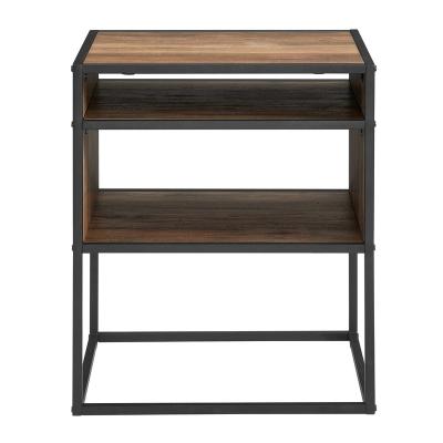 China K/D side table with open shelf for sale