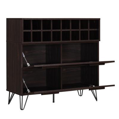 China K/D Mid Century Wooden Wine and Bar Cabinet for sale