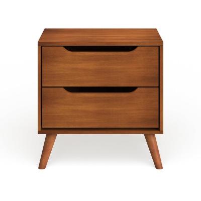 China 2 Drawer Nightstand - K/D Mid Century Modern Oak for sale