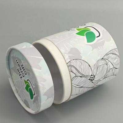 China Recyclable Custom Printed Round Cardboard Tube Candle Box Cylinder Candle Paper Tube Packaging Boxes for sale